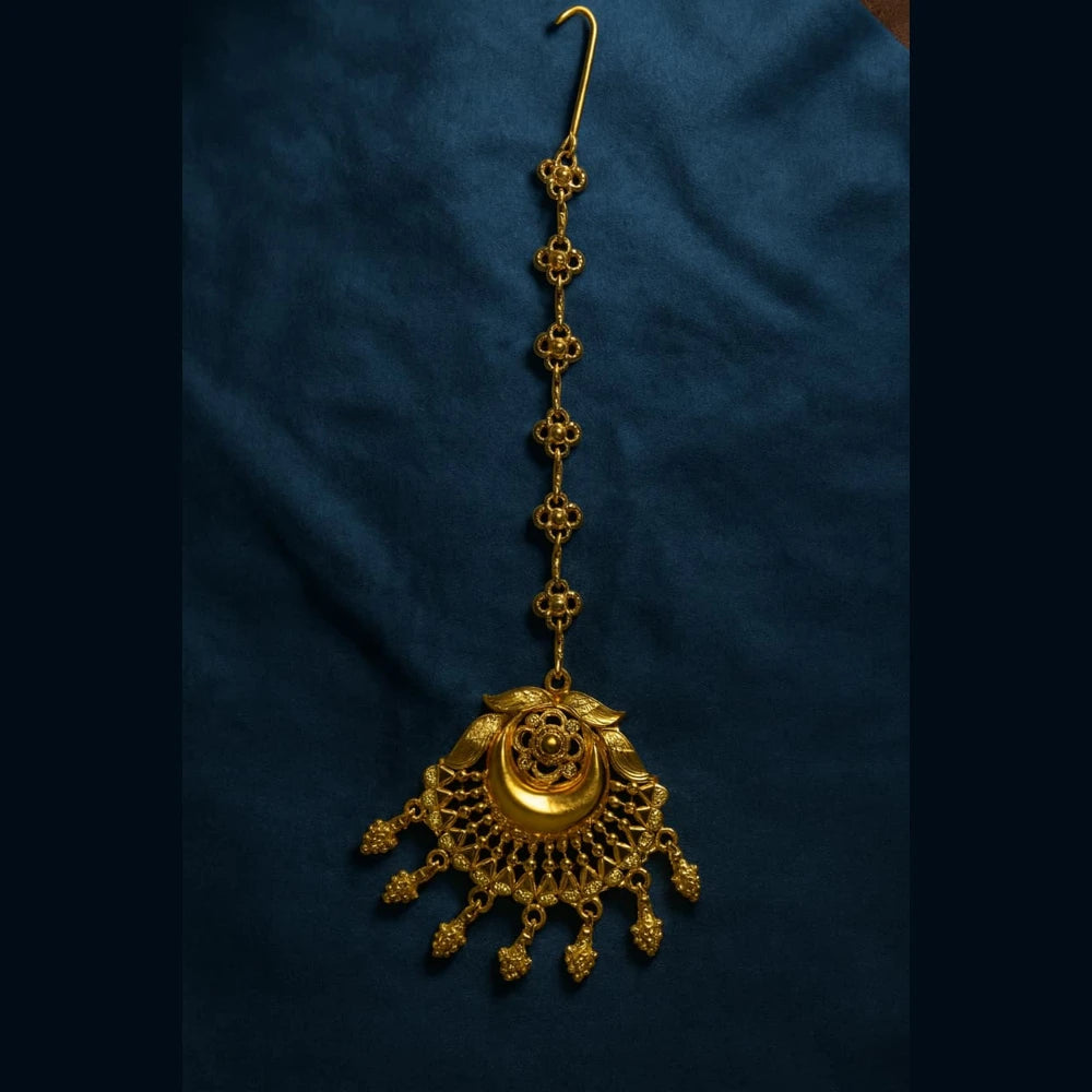 Exclusive Handmade Long Haram Necklace Set with Matching Earrings – One Gram Gold Plated