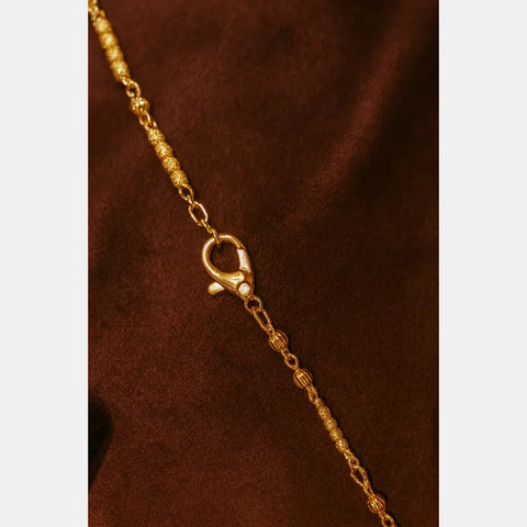 One Gram Gold-Plated 26” Lobster Clasp Mangalsutra Chain for Women – Handmade by Real Gold Jewellery Workers