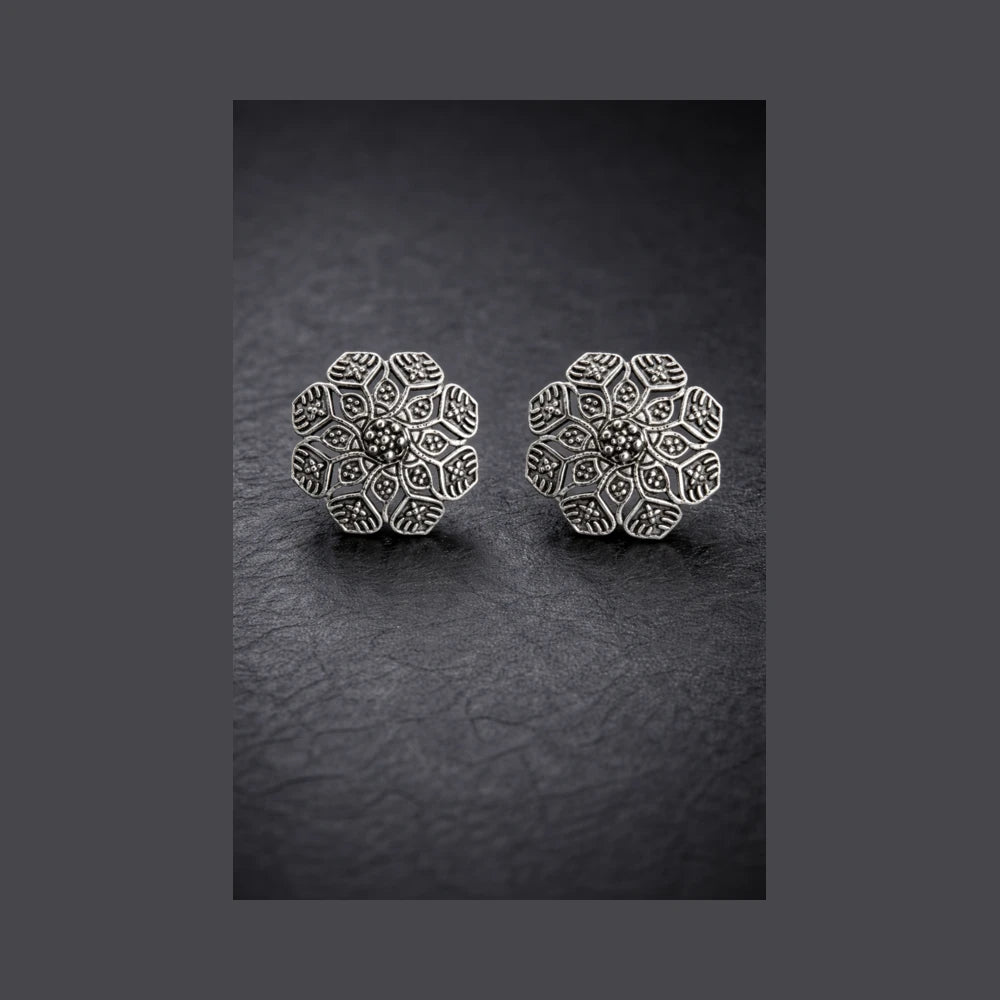 ZHome Gold Plated Chain Kashmiri Earcuff with Hair Chain | Attractive Traditional Jewelry for Women