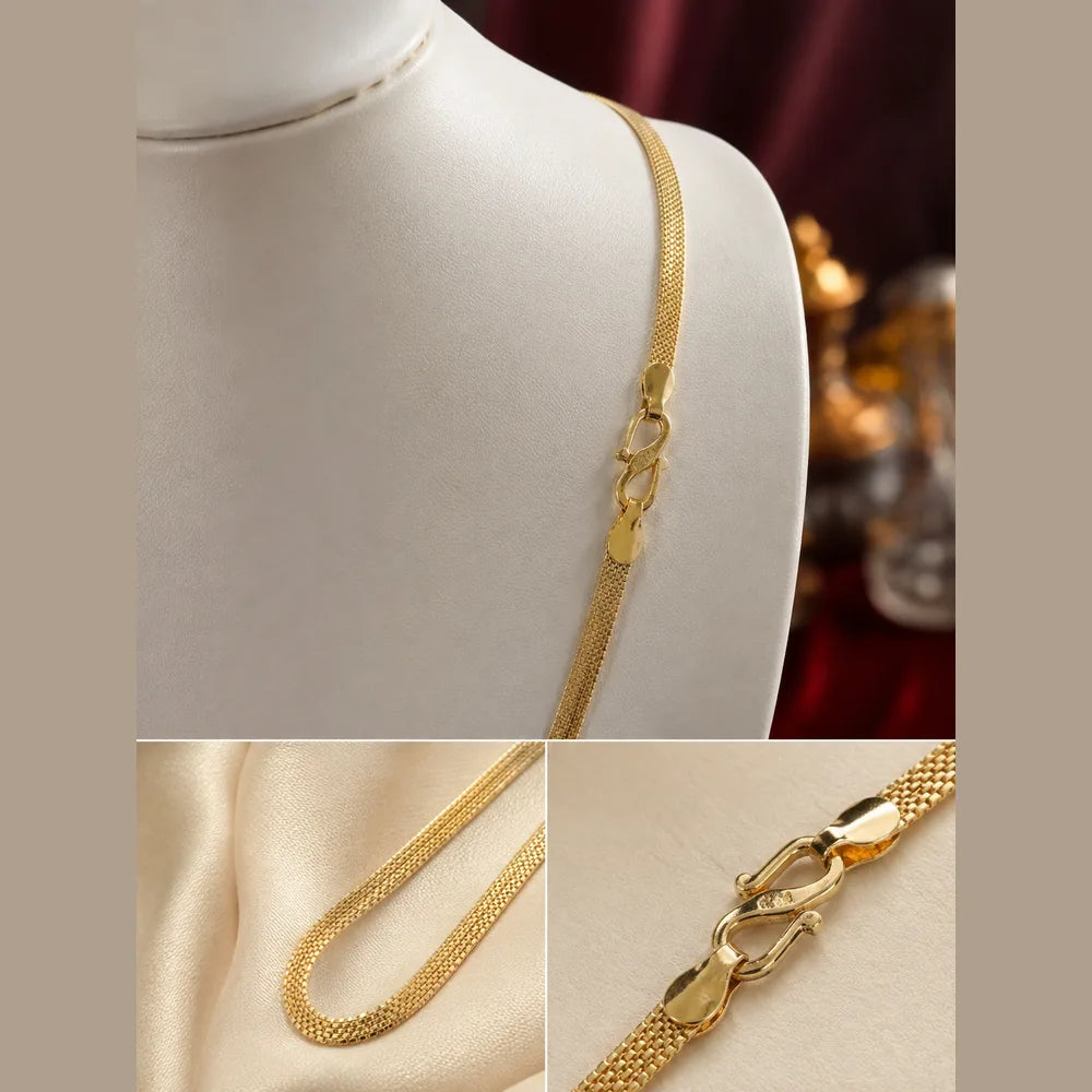 Gold-Plated Chain for Men & Women – Daily Wear 20 inch