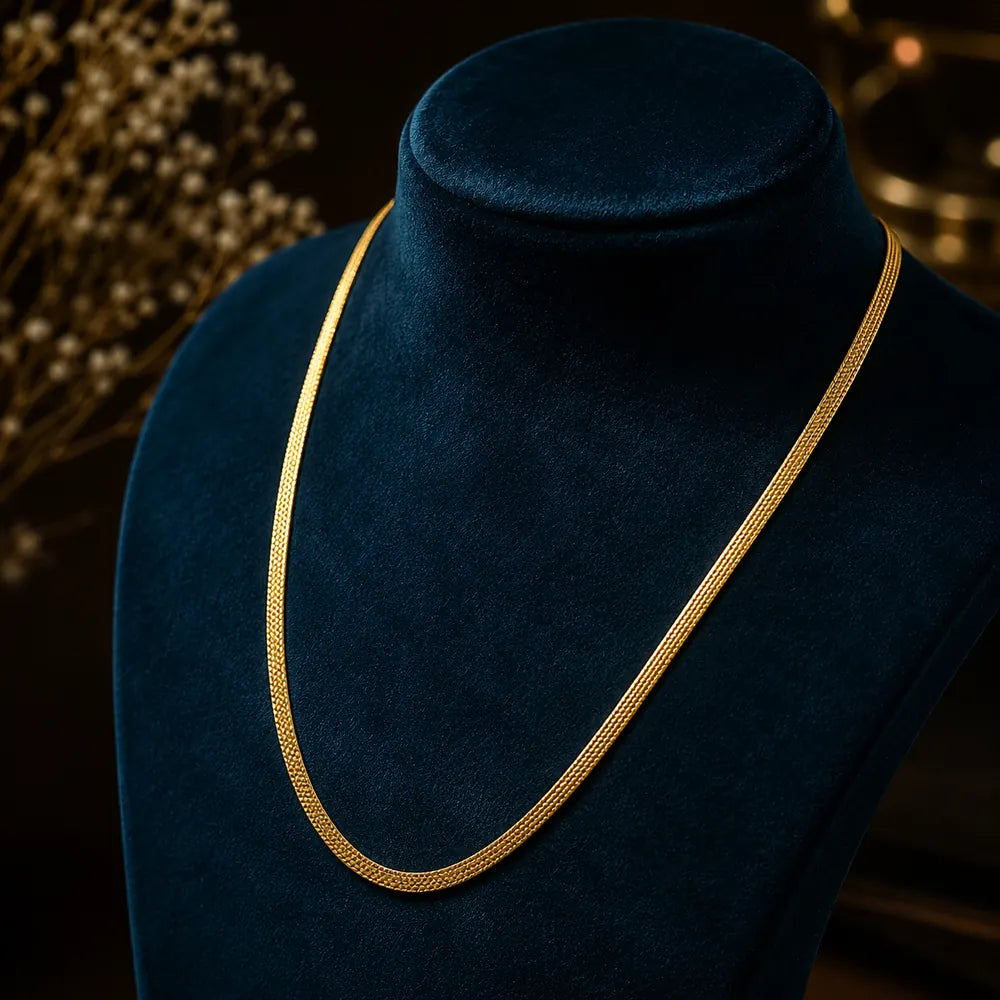 Gold-Plated Chain for Men & Women – Daily Wear 20 inch