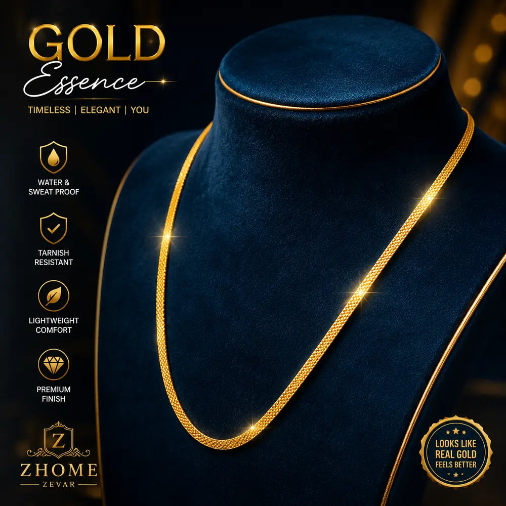 Gold-Plated Chain for Men & Women – Daily Wear 20 inch