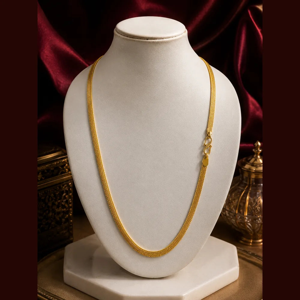 Gold-Plated Chain for Men & Women – Daily Wear 20 inch