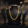 ZHome Men’s Royal Gold Plated Chain – 20 Inch Premium Mirror Finish Chain for Men