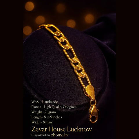 Men's Gold-Plated Bracelet – Premium One Gram Polish | ZHome