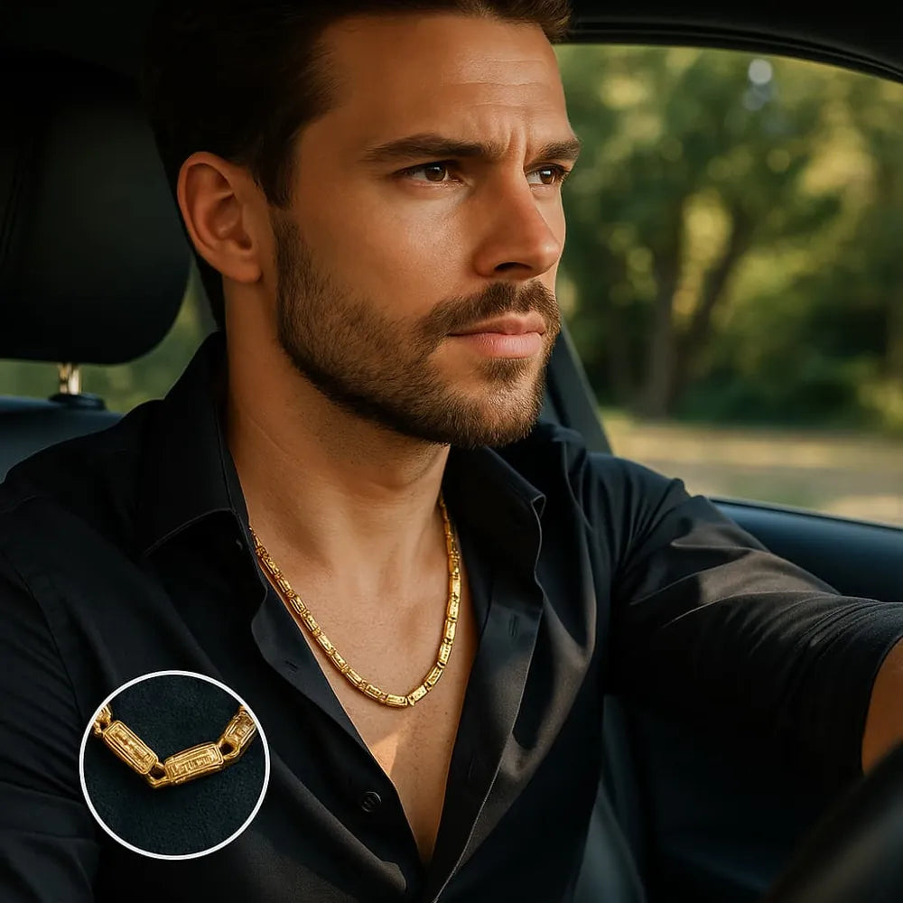 Product image of Royal Onegram Gold Plated Mens Chain – image 3