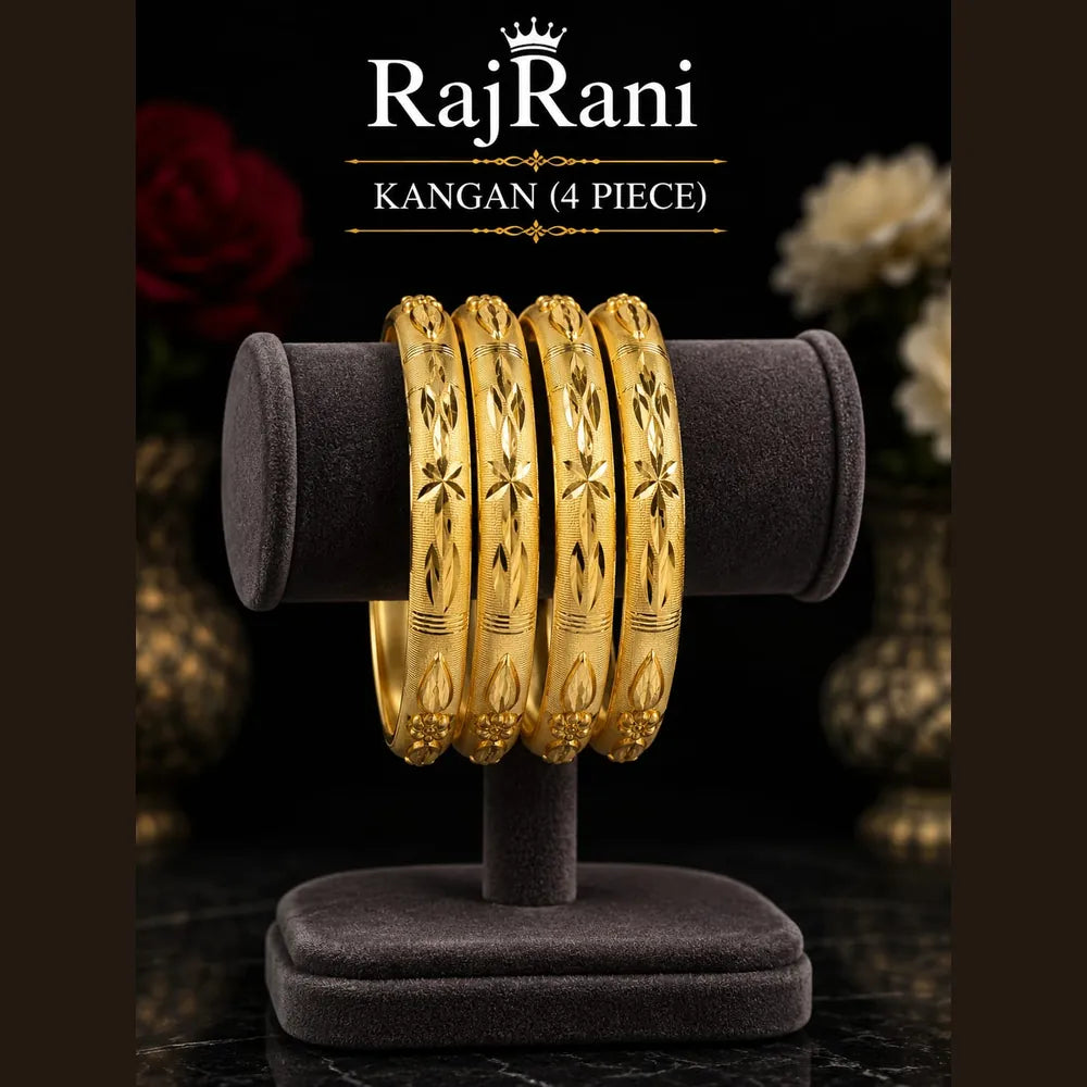 RajRani Traditional Gold Look Jewellery Combo Set | Necklace, Earrings, Bangles & More