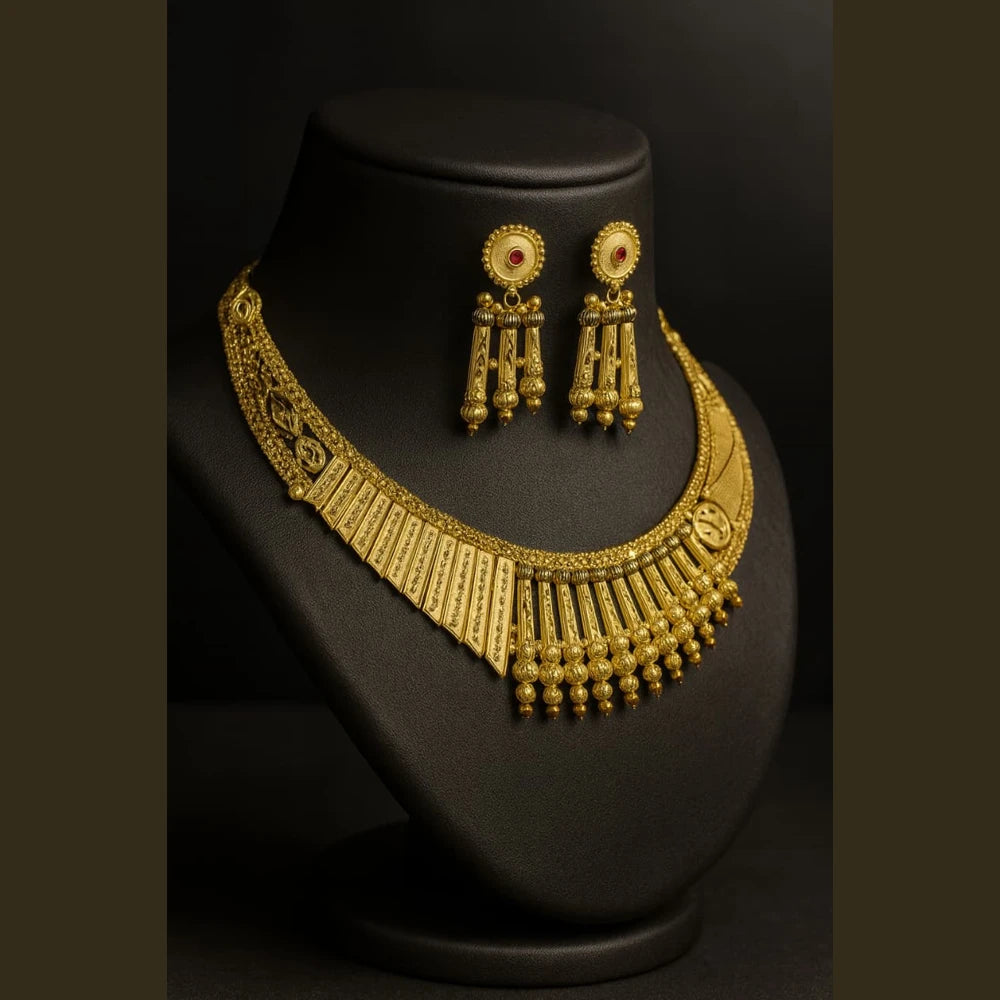 Product image of 24 Carat Gold Plated Real Stunning Necklace Timeless Elegance Redefined – image 4