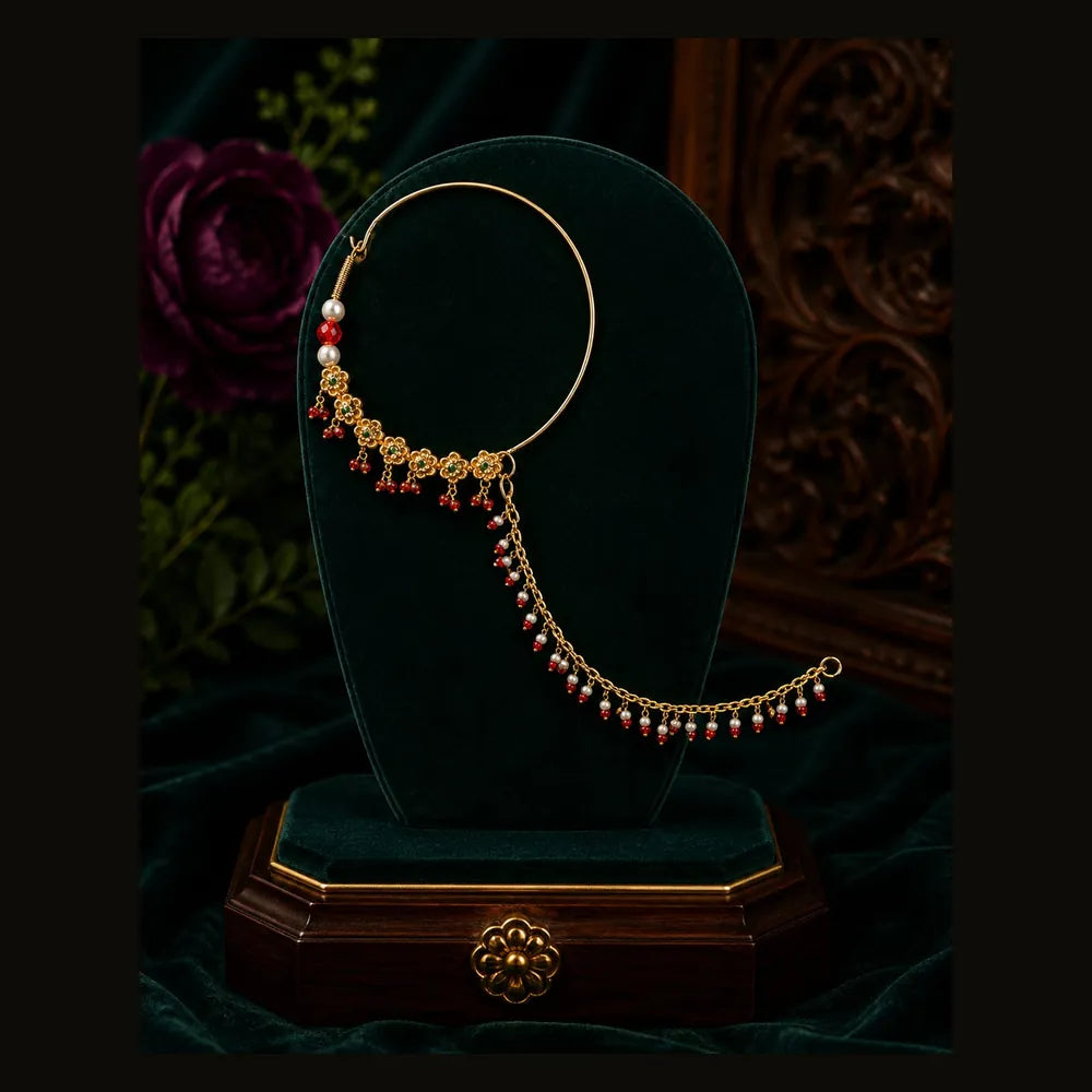 ZHome Zevar Gram Gold Full Dulhan Jewellery Set Looks Like Real Gold