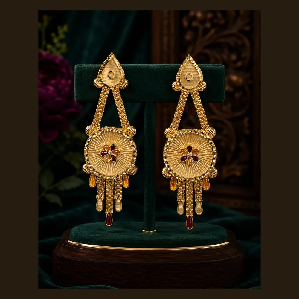 ZHome Zevar Gram Gold Full Dulhan Jewellery Set Looks Like Real Gold