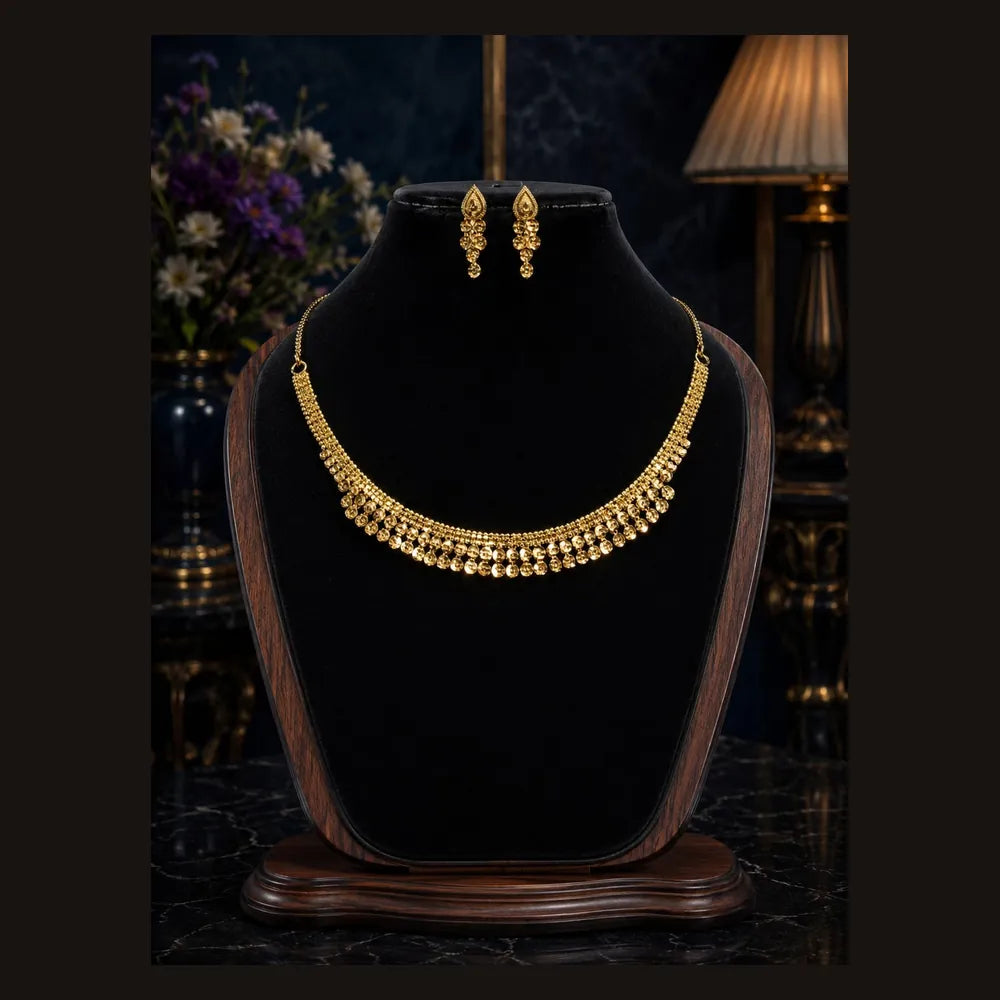 ZHome Gram Gold Full Dulhan Bridal Jewellery Set – Premium Real Gold Look Wedding Collection