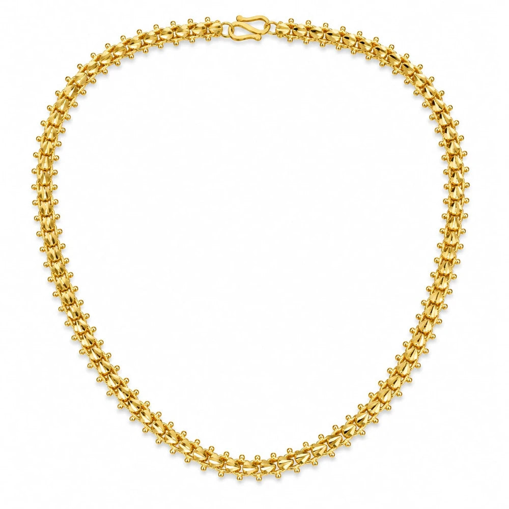 One Gram Gold Exclusive Design 22-inch Chain – Elegant Daily Wear Jewelry