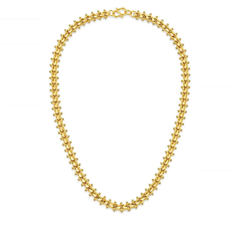 One Gram Gold Exclusive Design 22-inch Chain – Elegant Daily Wear Jewelry