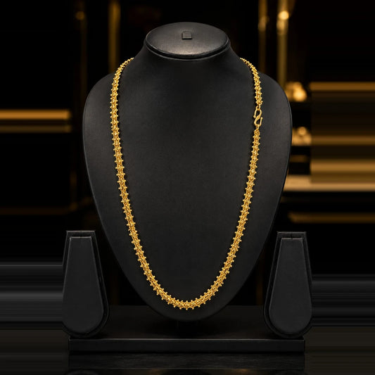 One Gram Gold Exclusive Design 22-inch Chain – Elegant Daily Wear Jewelry