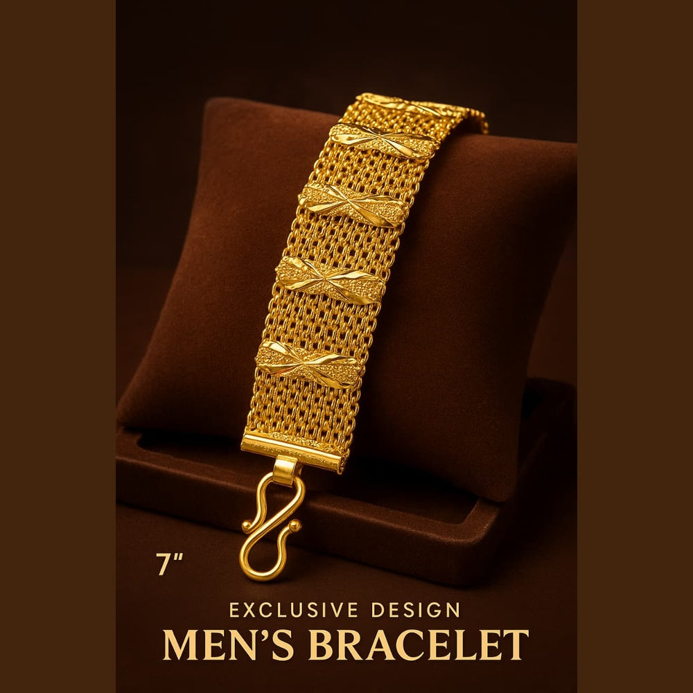 ZHOME Men Fitted Bracelet catalog poster – RealGold fine work, waterproof finish