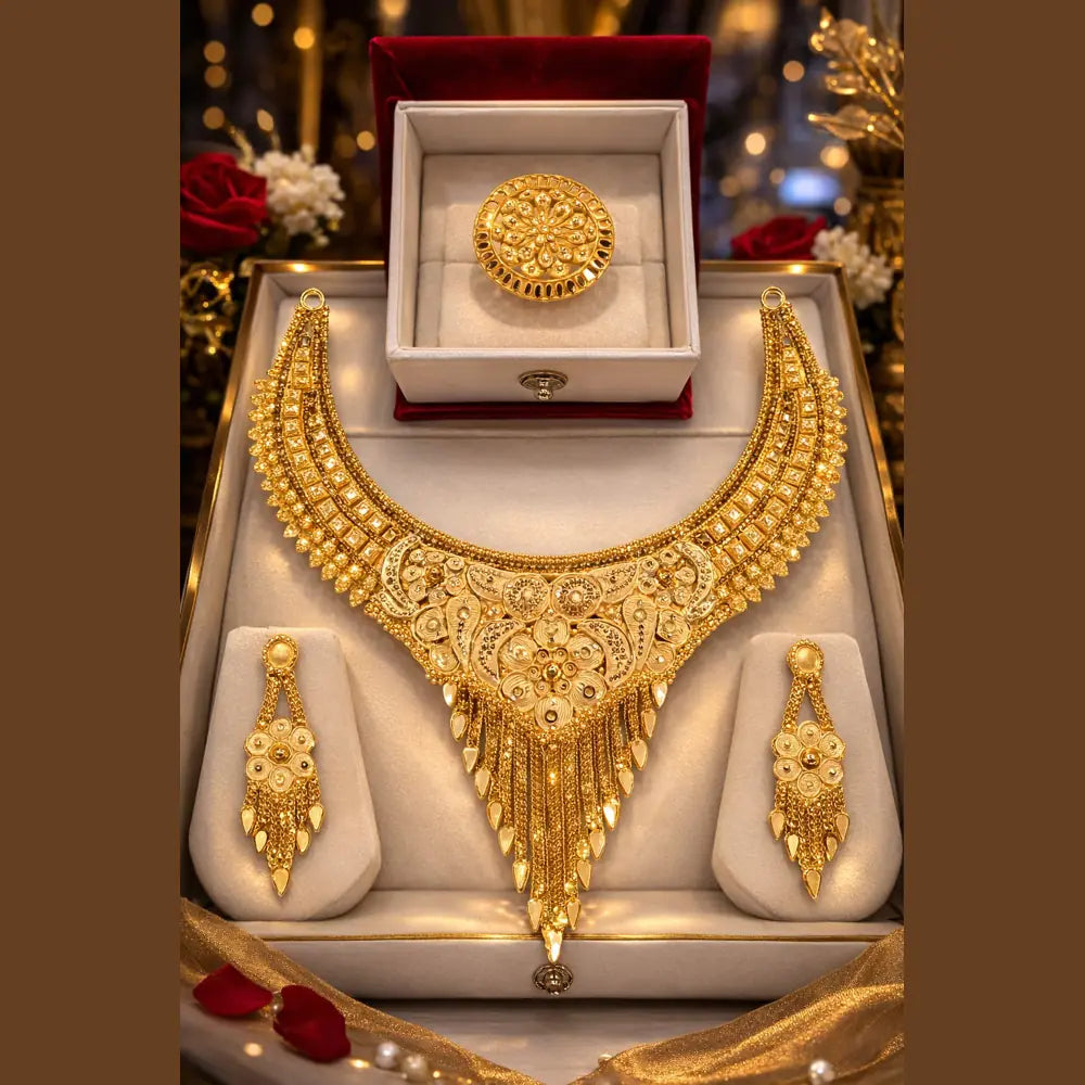 Elegant women jewellery by ZHome including necklace sets, earrings, rings and premium fashion accessories