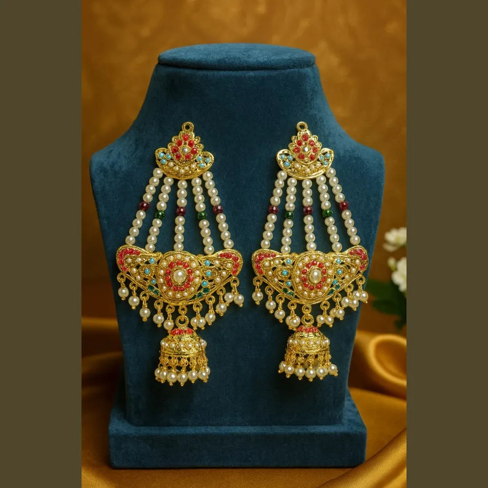 Product image of Exclusive Pearl Jadau Bridal Jewellery Set – image 11