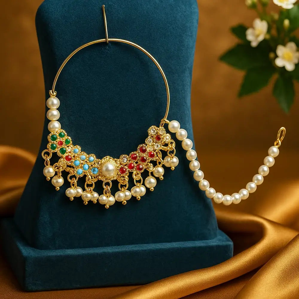 Product image of Exclusive Pearl Jadau Bridal Jewellery Set – image 12