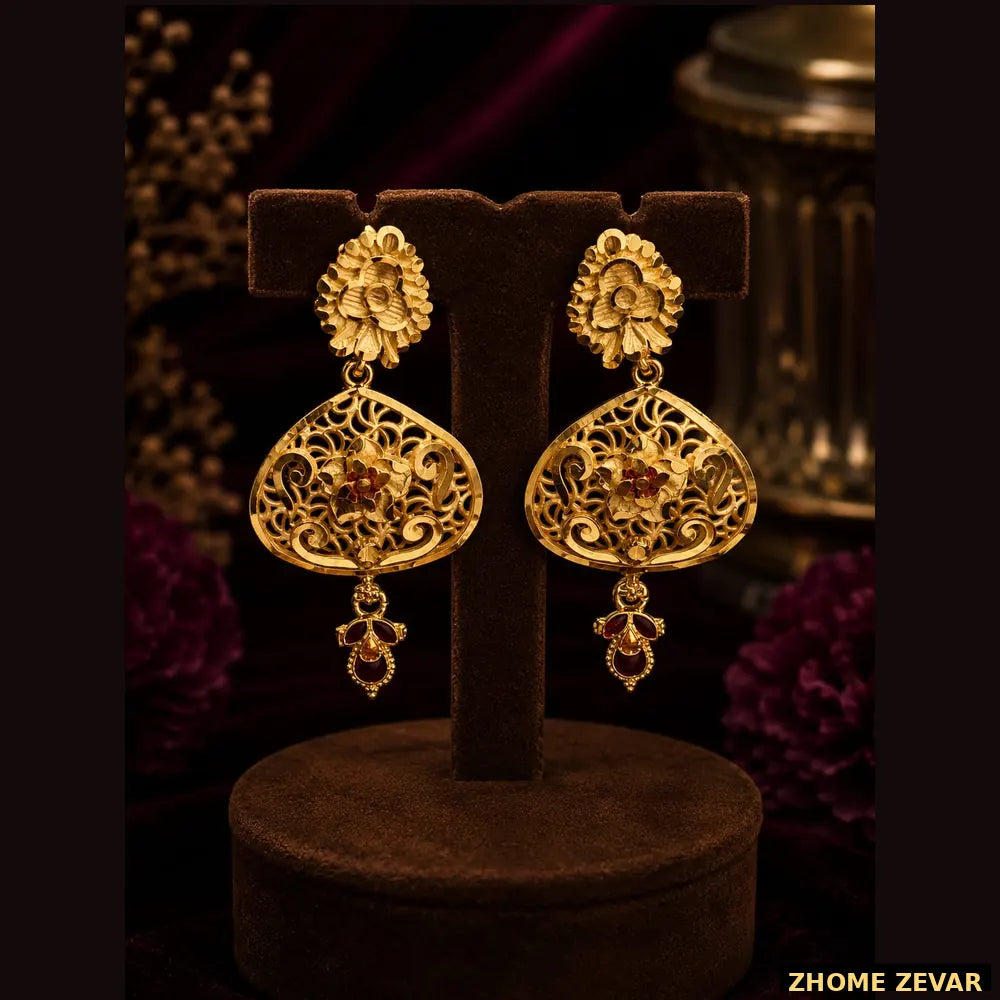 ZHome Zevar Gram Gold Full Dulhan Jewellery Set Looks Like Real Gold