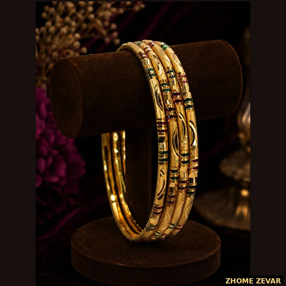 ZHome Zevar Gram Gold Full Dulhan Jewellery Set Looks Like Real Gold