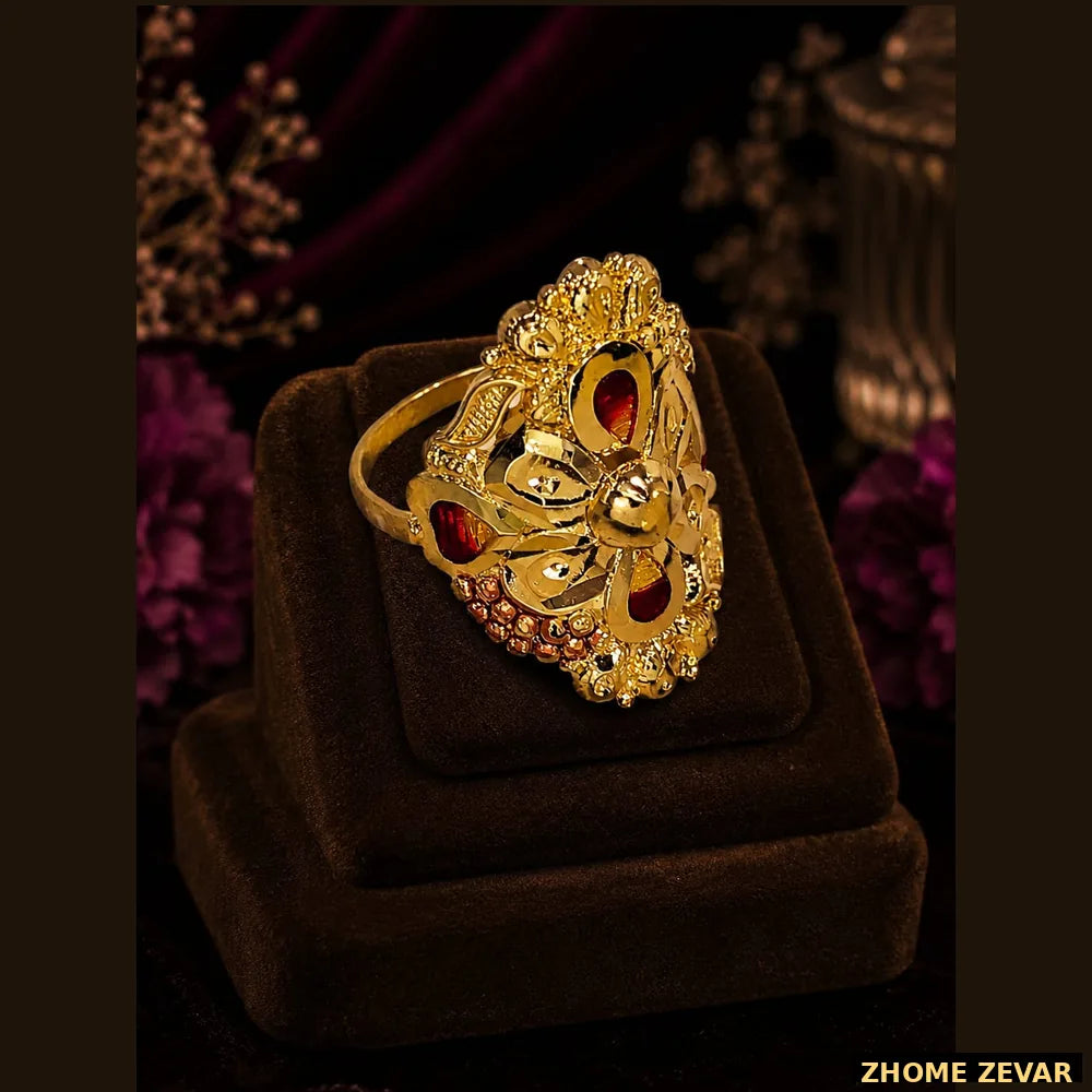 ZHome Zevar Gram Gold Full Dulhan Jewellery Set Looks Like Real Gold