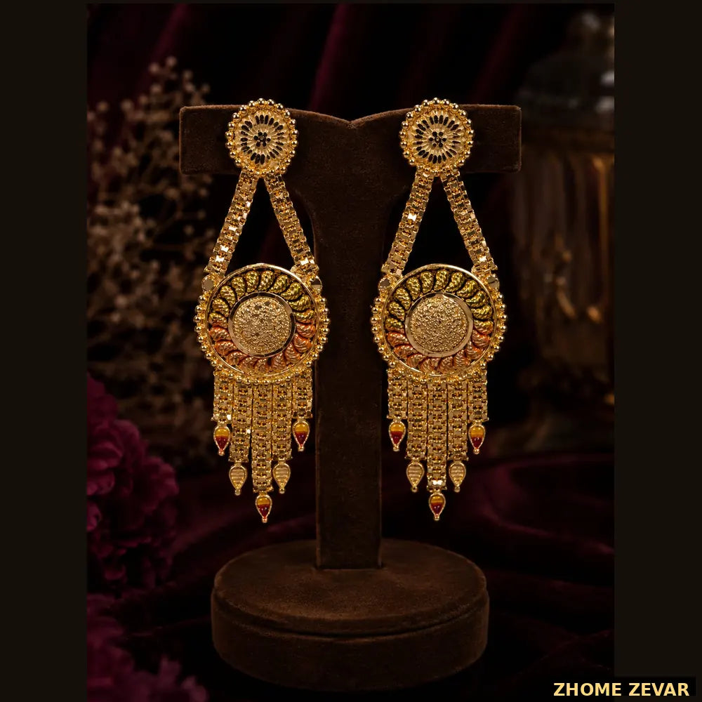 ZHome Zevar Gram Gold Full Dulhan Jewellery Set Looks Like Real Gold