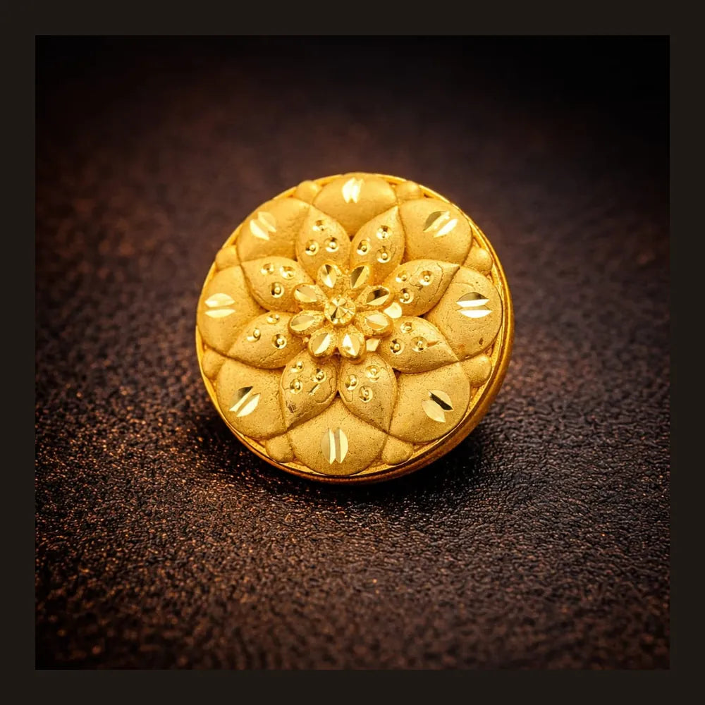 ZHome Grand Traditional Gold Finish Bridal Jewellery Combo Set