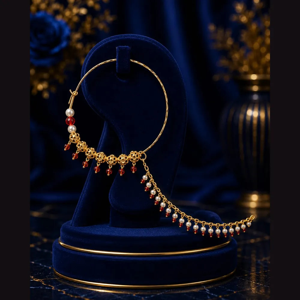 ZHome Royal One Gram Gold Real Gold Look Jewellery Combo Set for Women