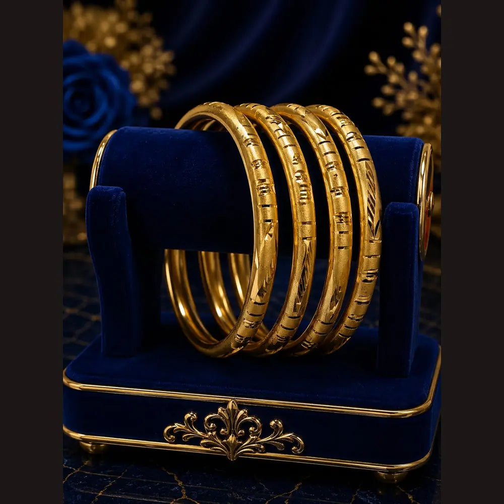 ZHome Royal One Gram Gold Real Gold Look Jewellery Combo Set for Women