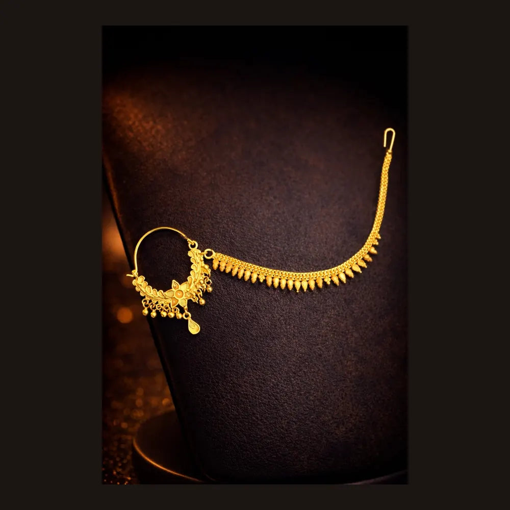 ZHome Grand Traditional Gold Finish Bridal Jewellery Combo Set