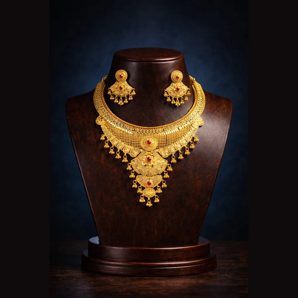 Affordable luxury jewellery collection by ZHome with stylish gold-look designs for daily and party wear