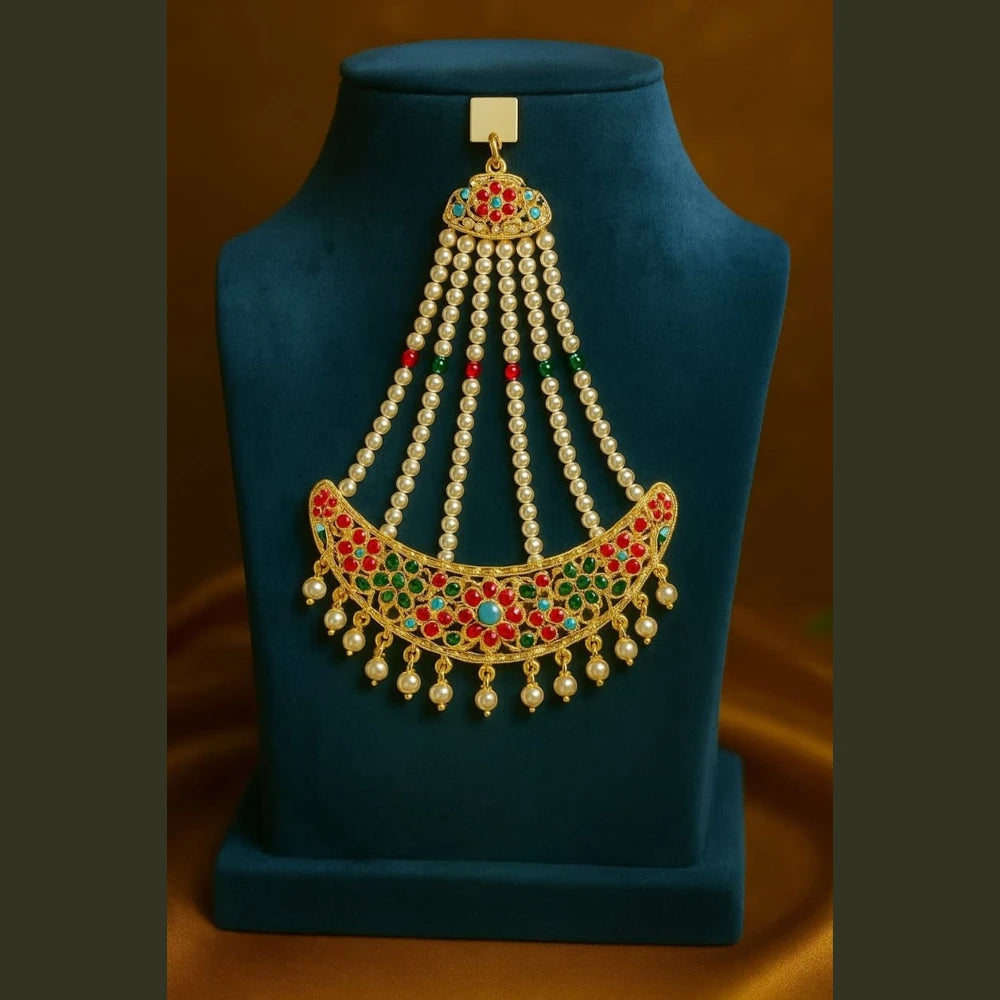 Product image of Exclusive Pearl Jadau Bridal Jewellery Set – image 8