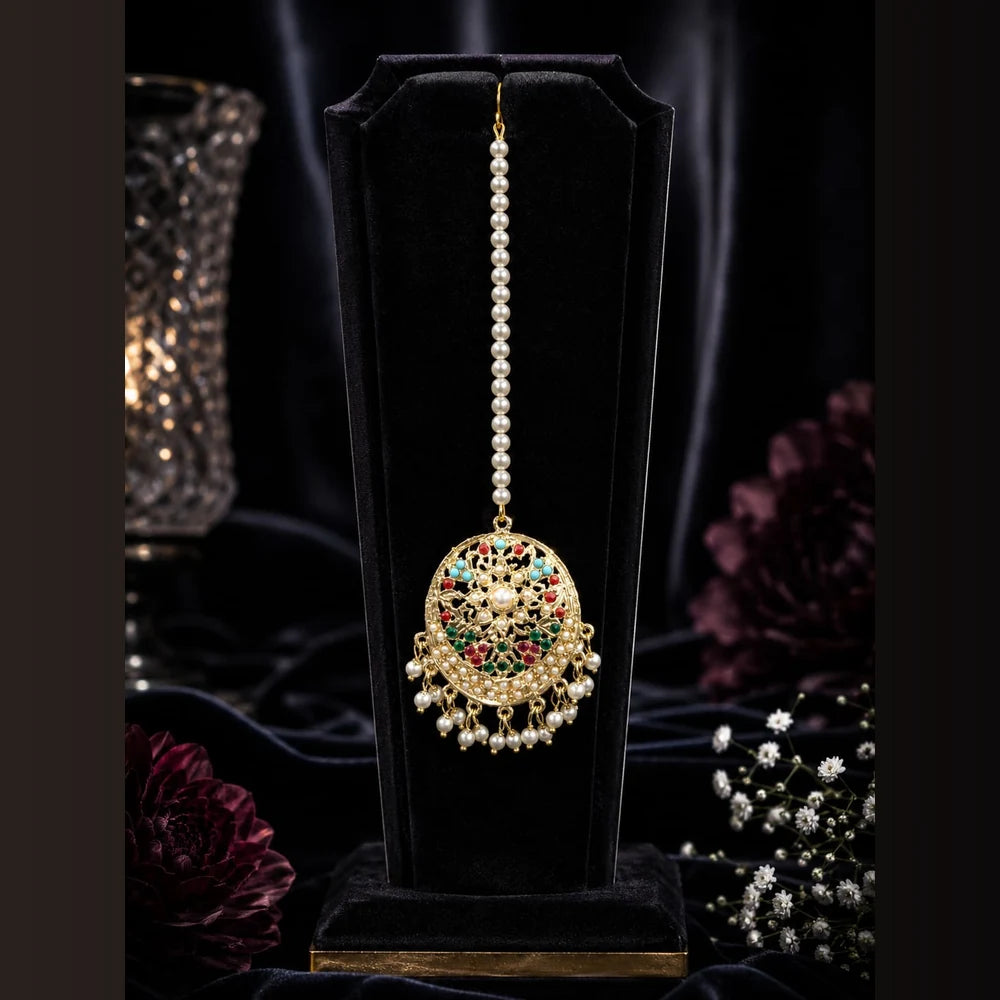 Royal Bridal Kundan Choker & Long Necklace Set with Earrings – Premium Gold Polish