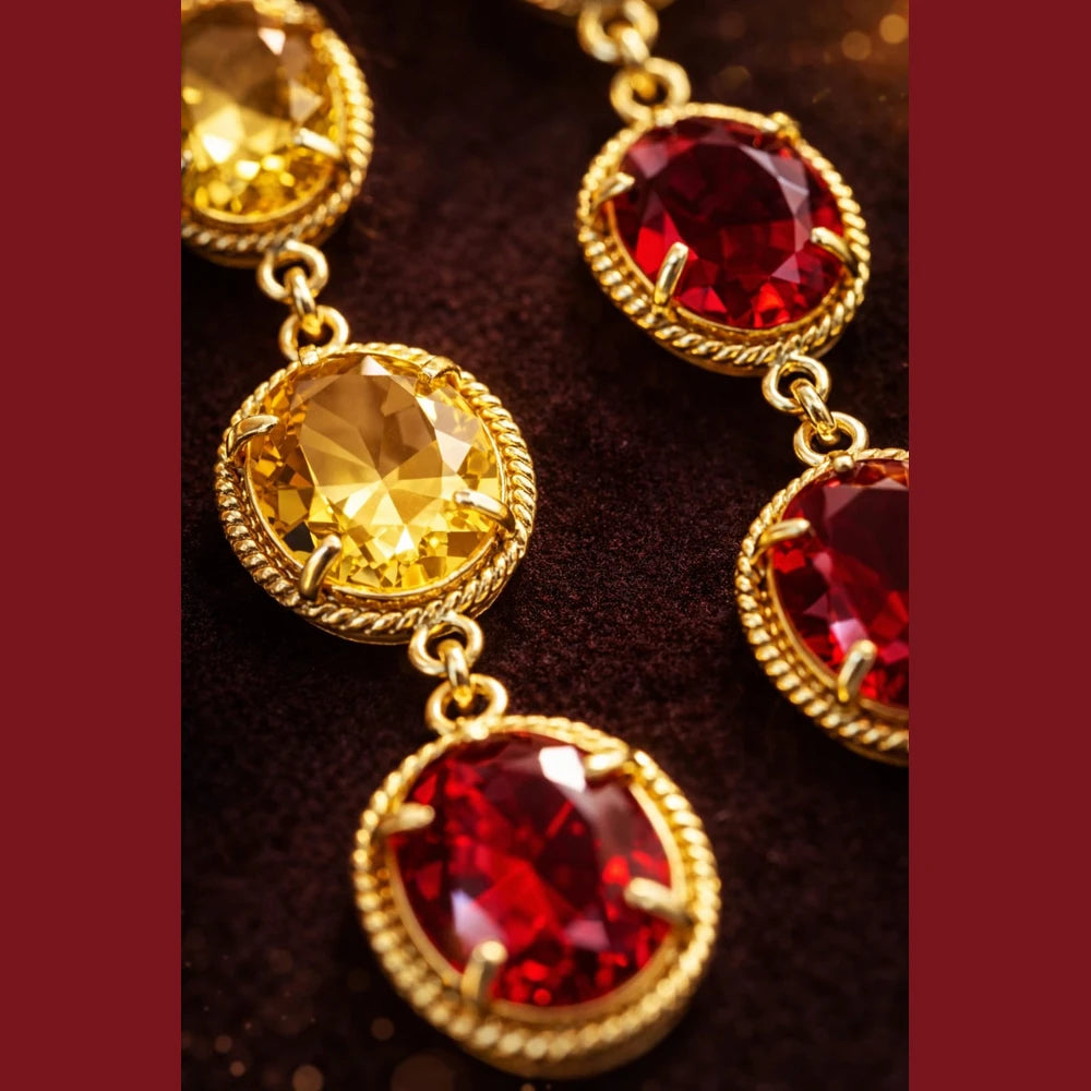 Premium brass one gram gold finish pearl statement earrings for women gold look designer imitation jewellery for wedding, party wear, festive and traditional collection by ZHome India