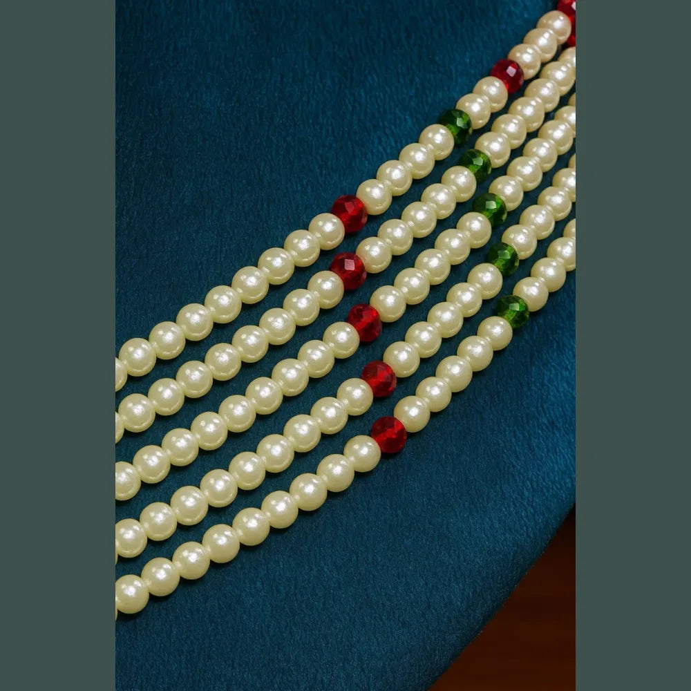 Product image of Long Necklace Jewelry Set Real Gold Look Design For Weddings Special Occasions Copy 3 – image 4